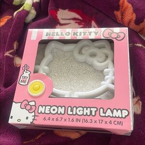 Hello Kitty White Neon Light Decor